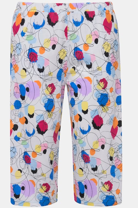 Pyjama, Punkte, Rundhals, Halbarm, Taschen