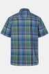 Chemise à carreaux JP1880 avec manches longues et col à pointes boutonnées. Coupe Comfort Fit - jusqu'au 8 XL