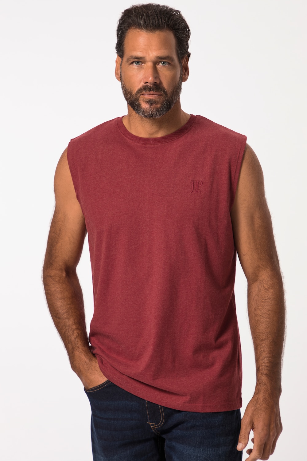 Große Größen Tanktop, Herren, rot, Größe: 7XL, Baumwolle/Polyester, JP1880