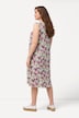 Midikleid, Blüten, V-Ausschnitt, ärmellos, Biobaumwolle