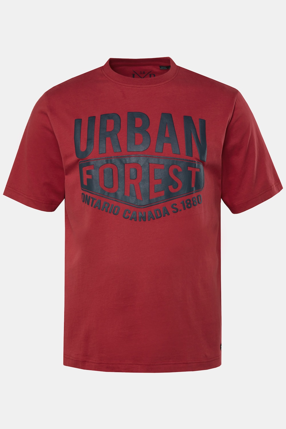 T-Shirt, Halbarm, Brust-Print, bis 8XL