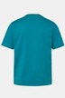 T-shirt med halværmer og print på brystet, op til 8 XL