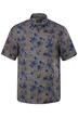 Košile, krátké rukávy, plošný potisk, límeček s knoflíky, Cuba střih, do 8XL