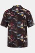 Hemd, Halbarm, Alloverprint, Cuba-Kragen, Cuba-Fit, bis 8 XL