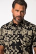 Hemd, Halbarm, Alloverprint, Kentkragen, Cuba-Fit, bis 8 XL