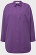Hemdbluse, oversized, Streifen, Hemdkragen, Langarm