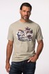 T-shirt con mezze maniche e stampa sul petto, fino alla tg. 8XL