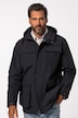 Regenjacke, wasserdicht, Kapuze, verdeckter Zipper, bis 8 XL