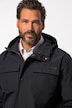 Regenjacke, wasserdicht, Kapuze, verdeckter Zipper, bis 8 XL