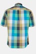 Geruit overhemd, korte mouwen, buttondown-kraag, moderne pasvorm, tot 8XL