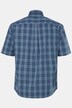 Geruit overhemd, korte mouwen, buttondown-kraag, moderne pasvorm, tot 8XL