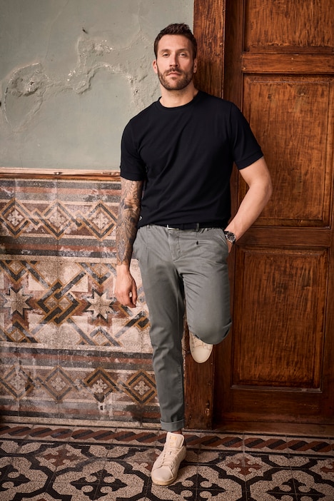 Chino kalhoty FLEXNAMIC®, elastický pas, rovný střih Modern