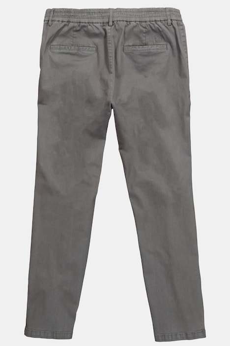 Pantalon chino FLEXNAMIC®, taille élastique et pinces, coupe Straight Fit tendance