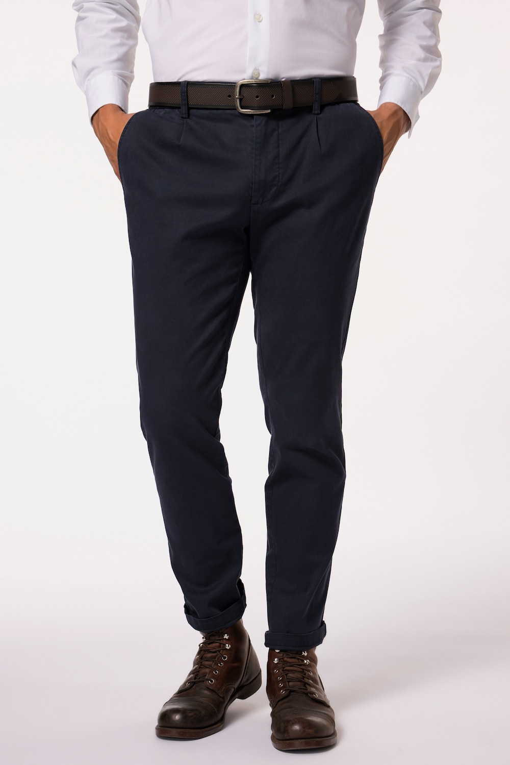 Große Größen Chino FLEXNAMIC®, Herren, blau, Größe: 64, Baumwolle/Synthetische Fasern, JP1880