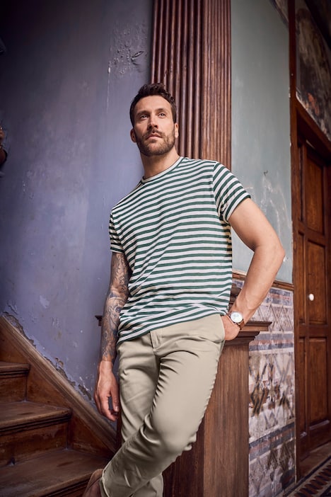 Chino FLEXNAMIC®, elastischer Bund, Modern Straight Fit, bis Gr. 72