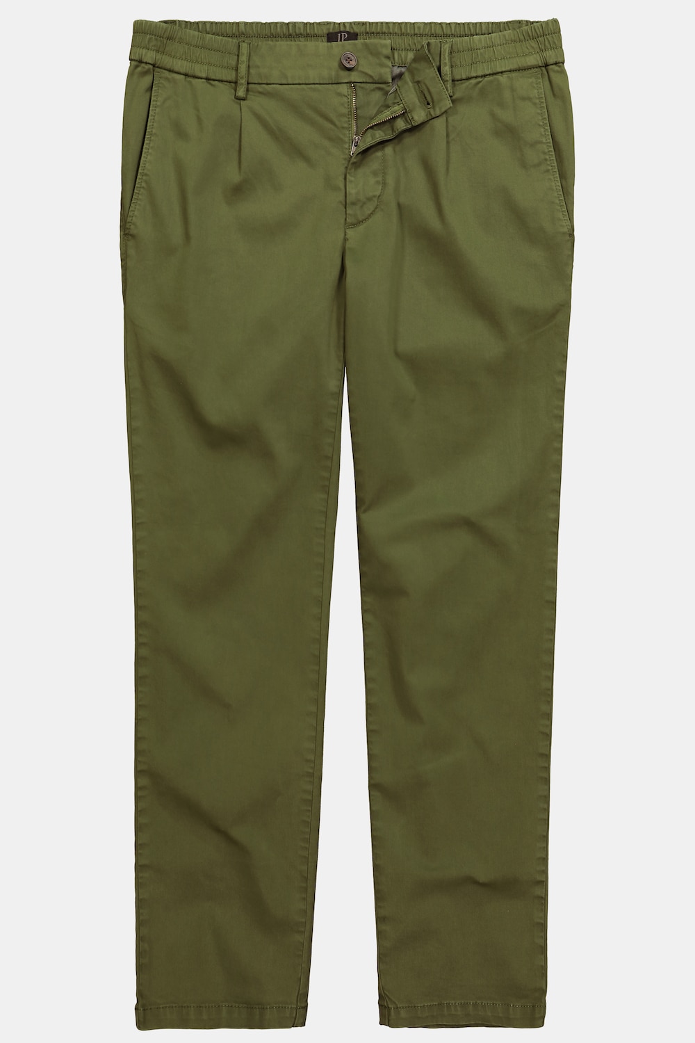 Chino FLEXNAMIC®, elastischer Bund, Bundfalte, Modern Straight Fit