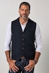 JP 1880 Tweed gilet FLEXNAMIC®, revers, gebreide achterkant