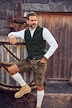Gilet en tweed JP 1880 avec technologie FLEXNAMIC®, cols à revers, dos en maille