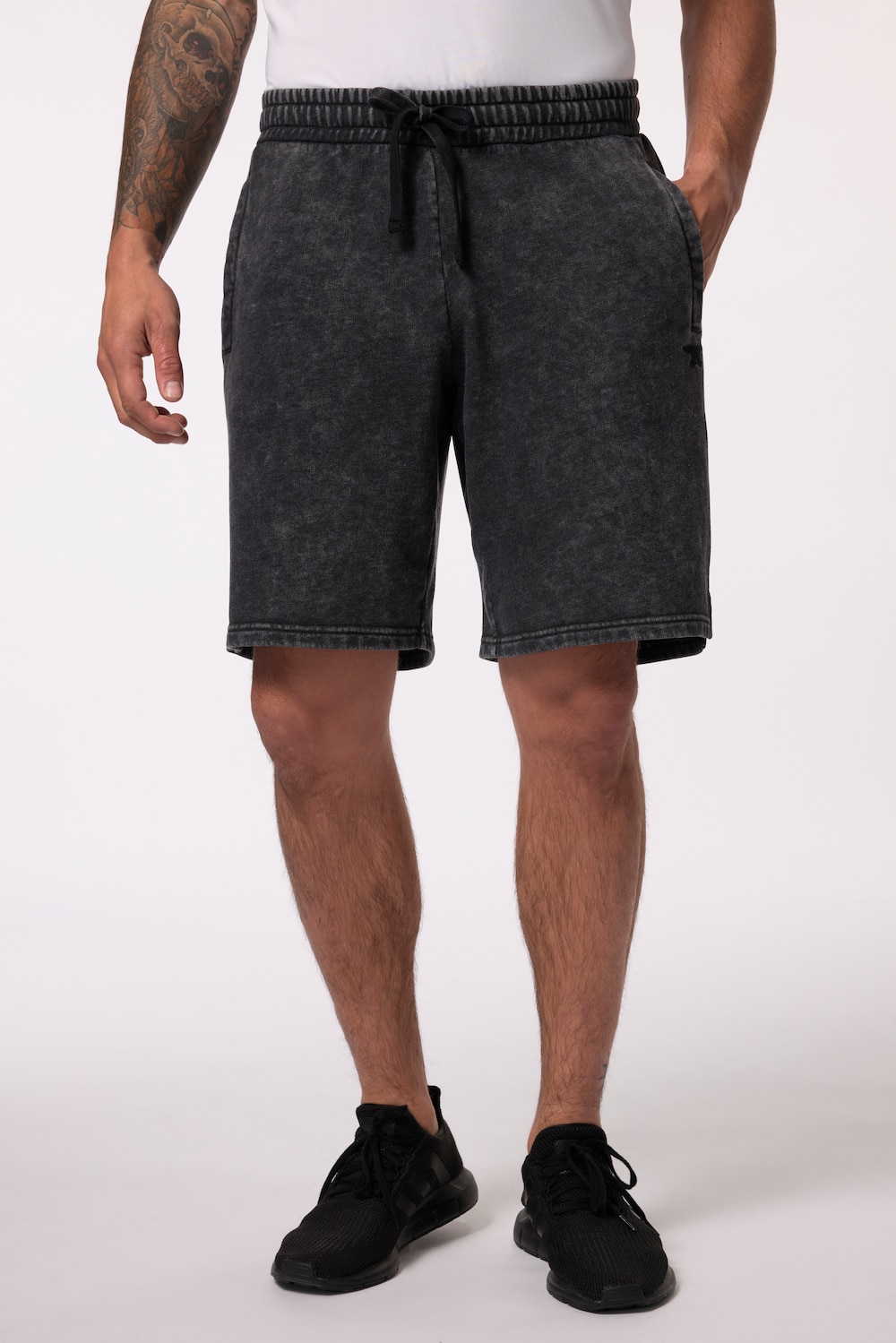 Große Größen JAY-PI Sweatshorts, Herren, schwarz, Größe: 7XL, Baumwolle/Polyester, JAY-PI