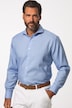 Zakelijk overhemd, lange mouwen, haaienkraag, minimalistische print, Easy Care, comfort fit, tot 8 XL