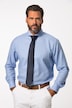 Zakelijk overhemd, lange mouwen, haaienkraag, minimalistische print, Easy Care, comfort fit, tot 8 XL
