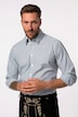 Chemise rayée à manches longues, collection Business, col à pointes boutonnées avec boutons invisibles, Easy Care, coupe Modern Fit - jusqu'au 8 XL