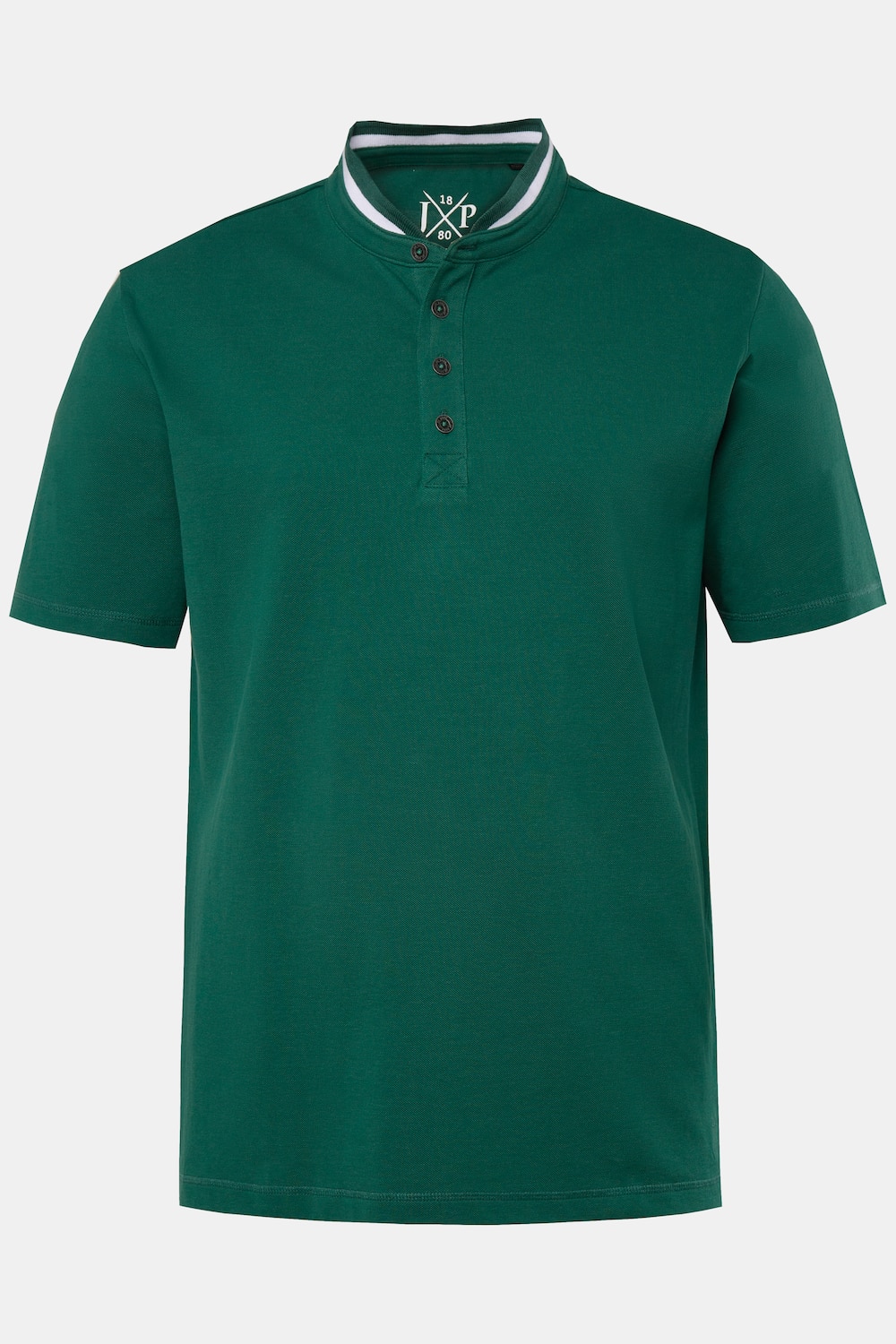 T-Shirt, Tracht, Halbarm, Piqué, Collegekragen, bis 8 XL