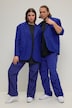 Blazer, oversize, tapeta de botones en la espalda, solapa, manga larga, unisex