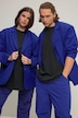 Blazer, oversize, tapeta de botones en la espalda, solapa, manga larga, unisex