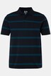 Maglia polo in piqué a righe con mezze maniche, disponibile fino alla tg. 8XL