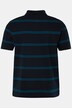 Maglia polo in piqué a righe con mezze maniche, disponibile fino alla tg. 8XL