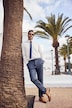 Chemise en jersey à manches longues, FLEXNAMIC®, collection Business, col Kent, coupe Modern Fit