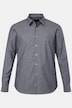Zakelijk overhemd, lange mouwen, minimalistische print, kentkraag, Modern Fit, tot 8XL