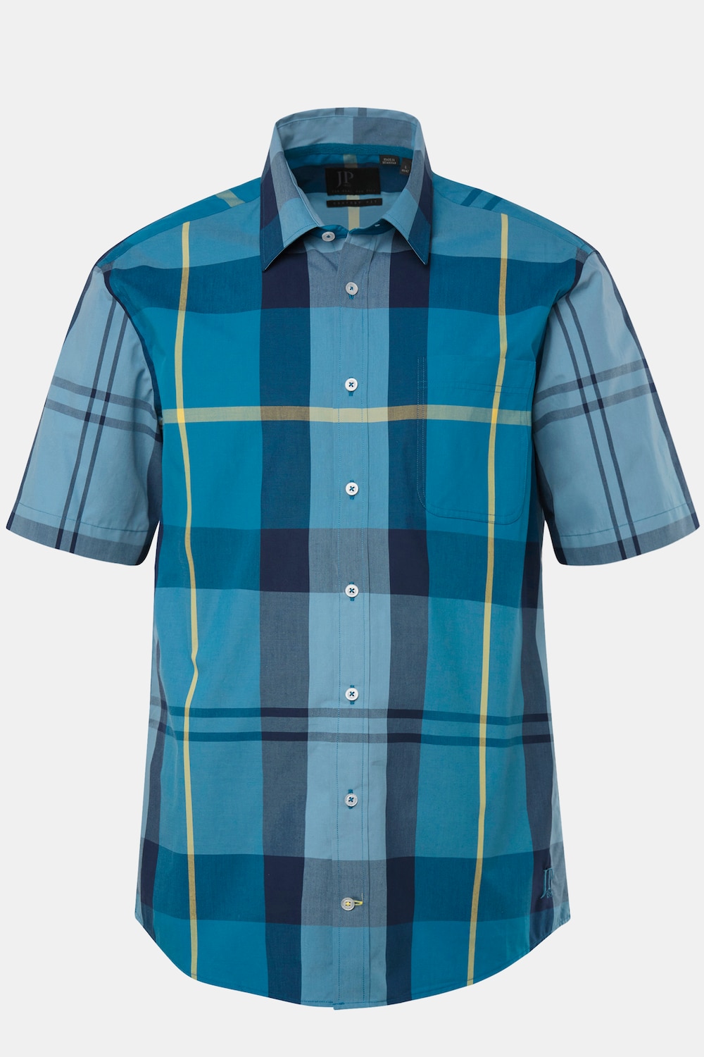 Karohemd, Halbarm, Kentkragen, Comfort Fit, bis 8 XL