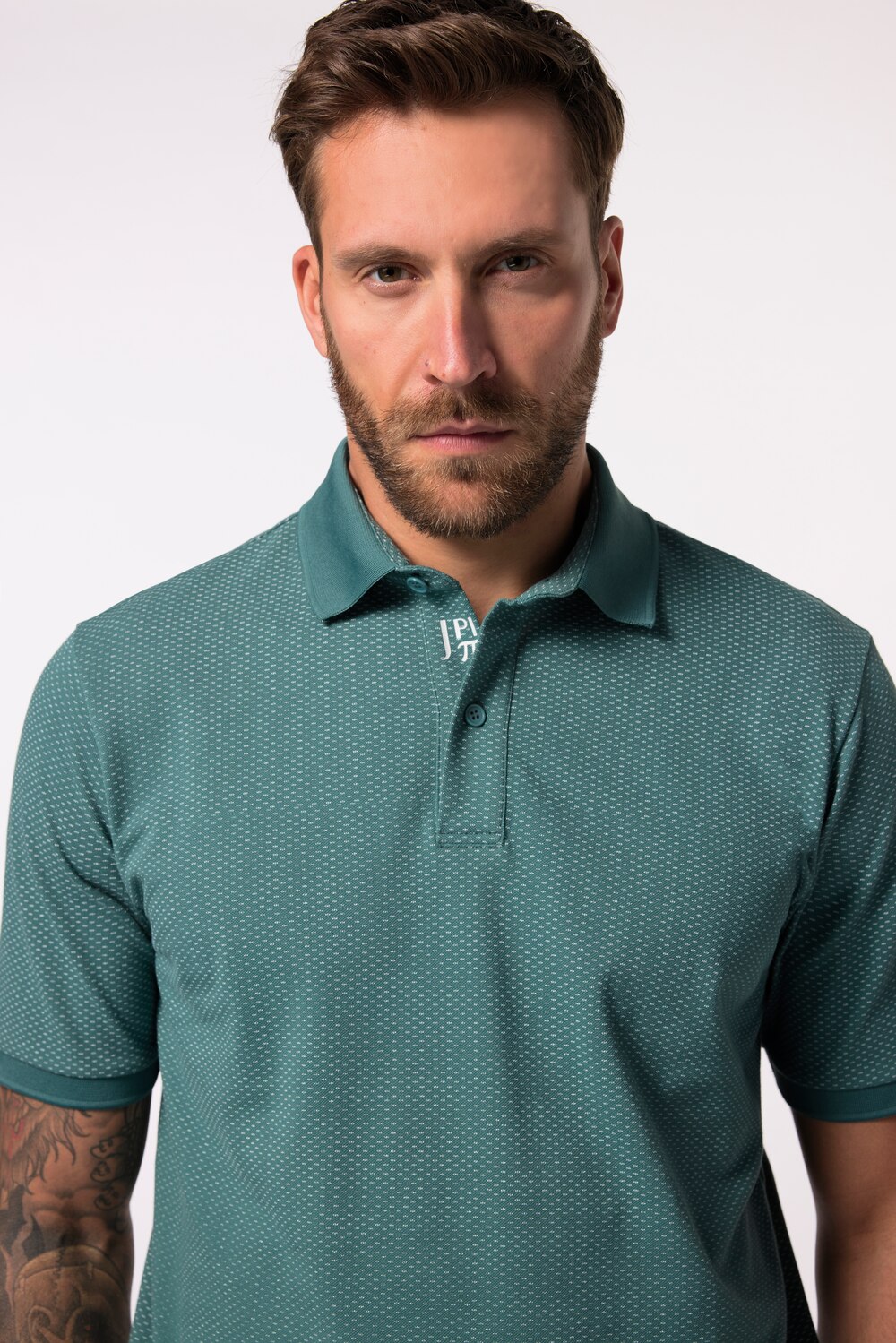 Stora storlekar Pikétröja för golfspelare, Her, grön, storlek: 7XL, Polyester/Bomull, JAY-PI
