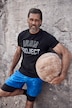 JAY-PI Iron Anvil T-shirt, fitness, korte ærmer, QuickDry, op til 7XL