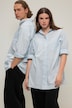 Oversized overhemd, overhemdkraag, lange mouwen, unisex