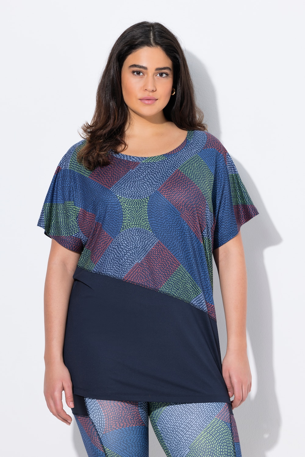 Große Größen Funktionsshirt, Damen, blau, Größe: 62/64, Ulla Popken