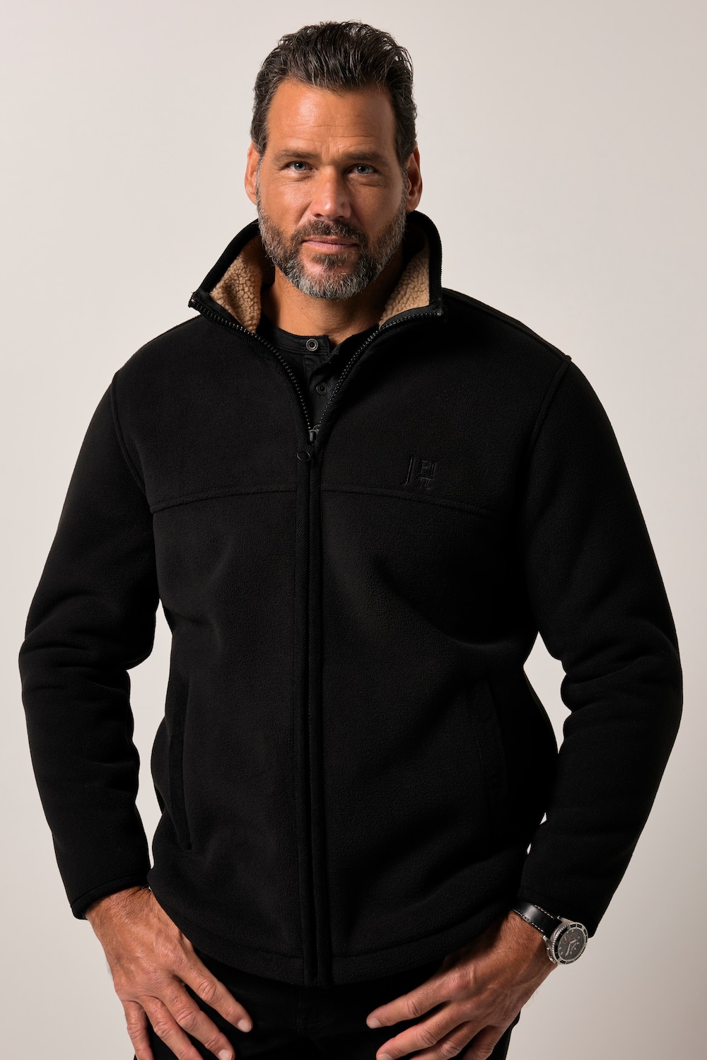 JAY-PI fleece jas, outdoor, level 4 fleece, opstaande kraag, tot 7XL