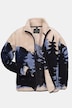 Veste en polaire JAY-PI. Jacquard et col montant. Collection ski – jusqu'au 7 XL