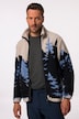 Veste en polaire JAY-PI. Jacquard et col montant. Collection ski – jusqu'au 7 XL