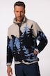 Veste en polaire JAY-PI. Jacquard et col montant. Collection ski – jusqu'au 7 XL
