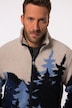 Veste en polaire JAY-PI. Jacquard et col montant. Collection ski – jusqu'au 7 XL
