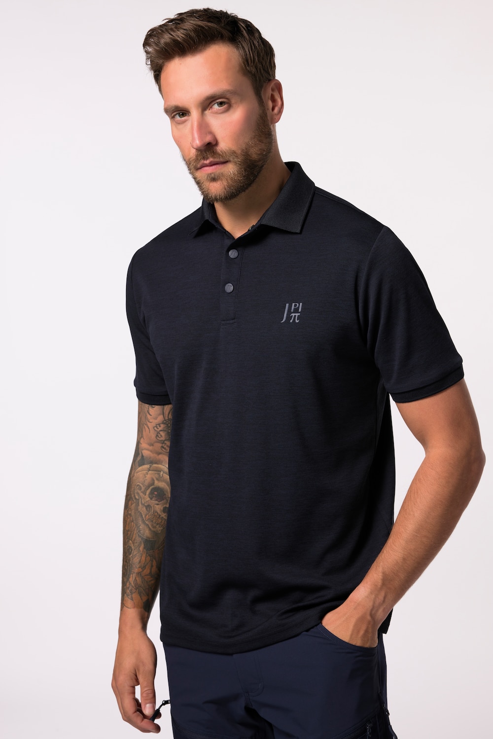 Große Größen JAY-PI Funktions-Poloshirt, Herren, blau, Größe: 5XL, Polyester, JAY-PI