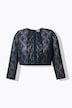 Dirndlbluse, elastische Spitze, Rundhals, 3/4-Arm
