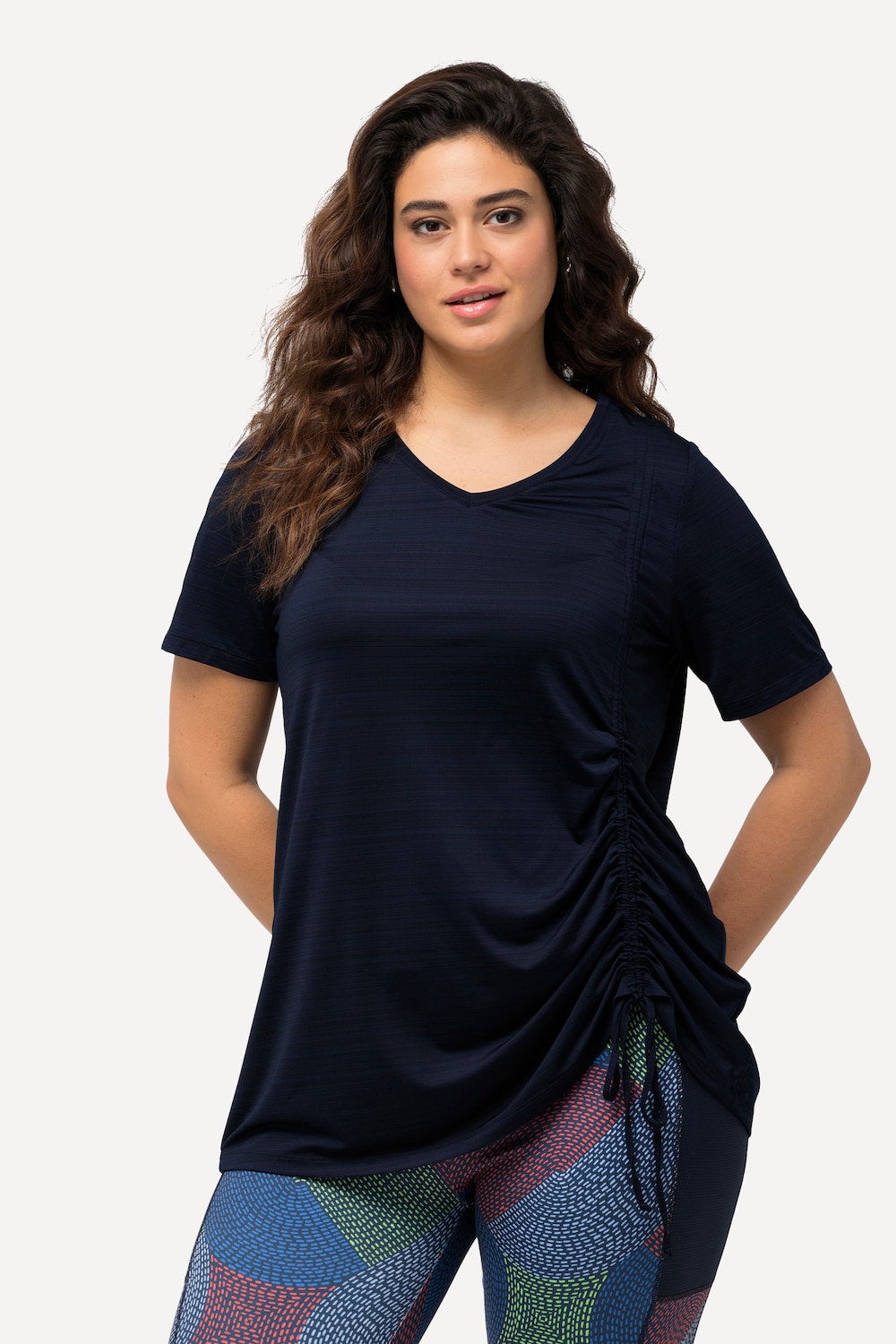 Große Größen Funktionsshirt, Damen, blau, Größe: 54/56, Polyester/Elasthan, Ulla Popken