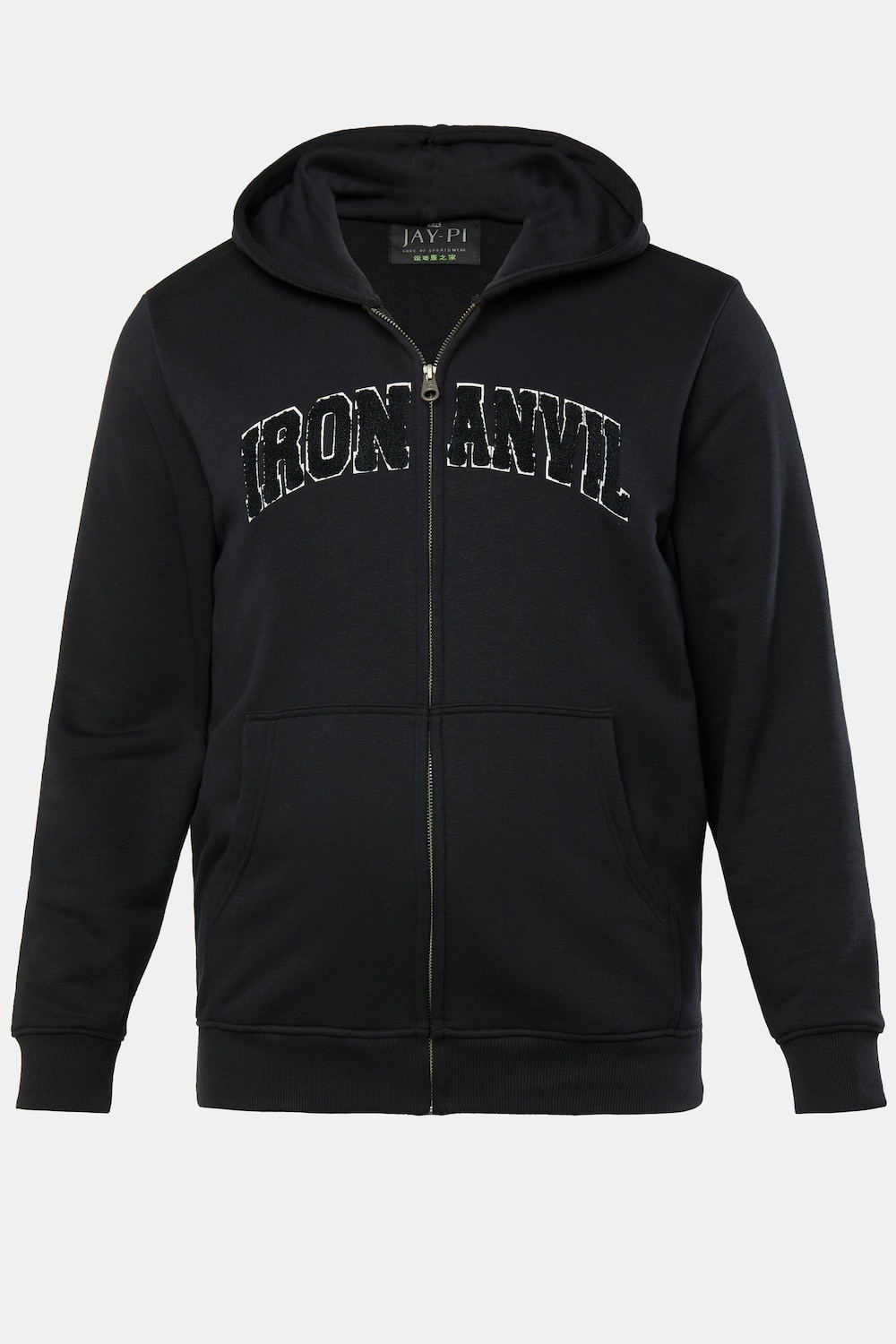 JAY-PI Hoodiejacke Iron Anvil, Fitness, Sweat, Kapuze, bis 7 XL