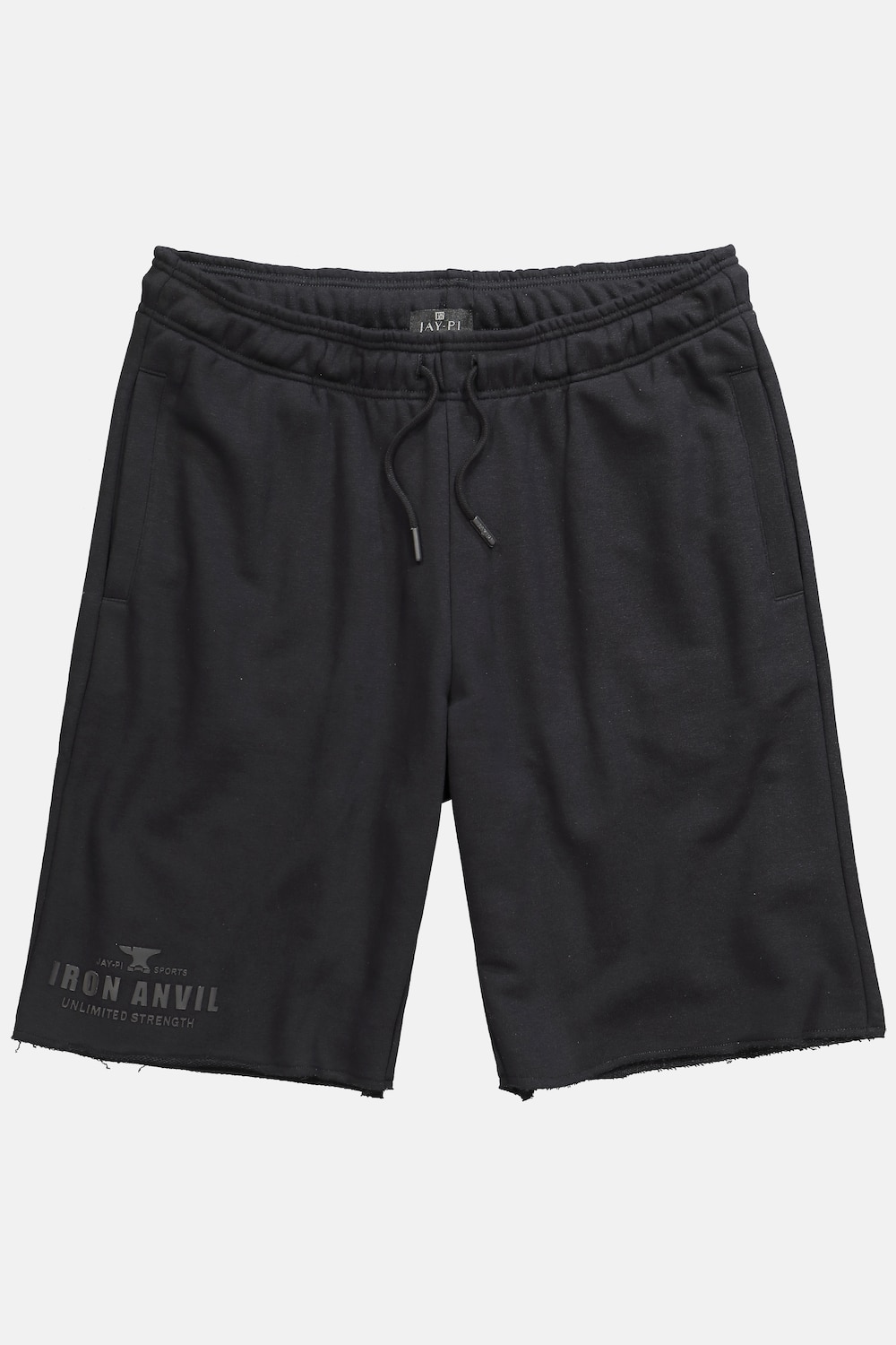 Bermuda en molleton JAY-PI Iron Anvil, collection Fitness, bords francs, jusqu'au 7XL