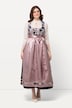 Dirndl, blomster, smykkeknapper, firkantet udskæring, ærmeløs