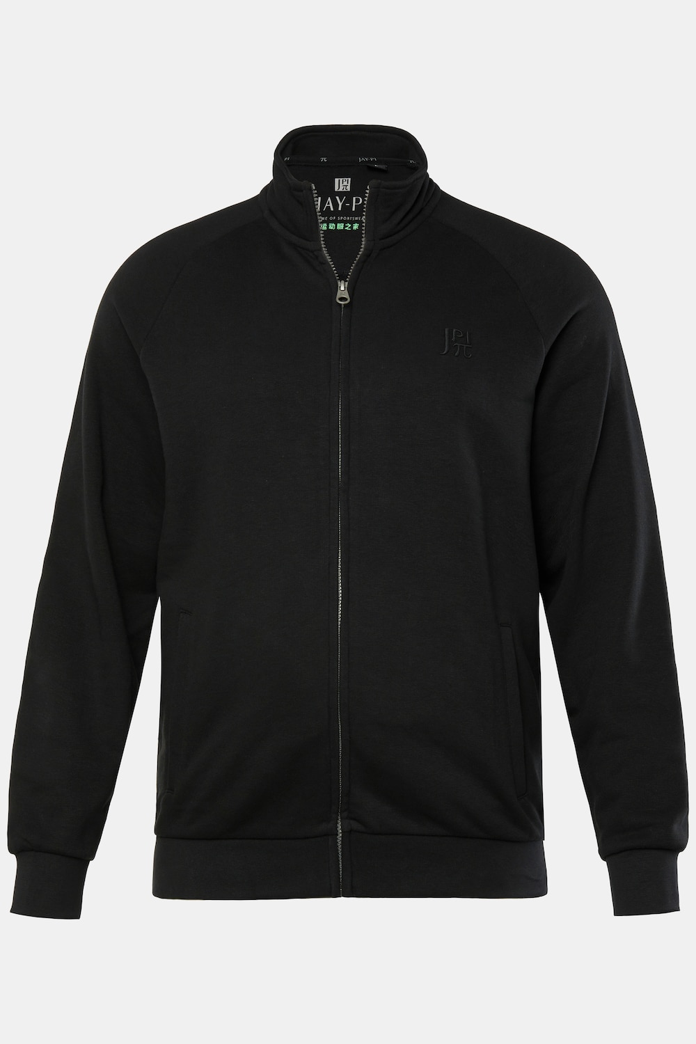 JAY-PI Sweatjacke, Fitness, Stehkragen, bis 7 XL